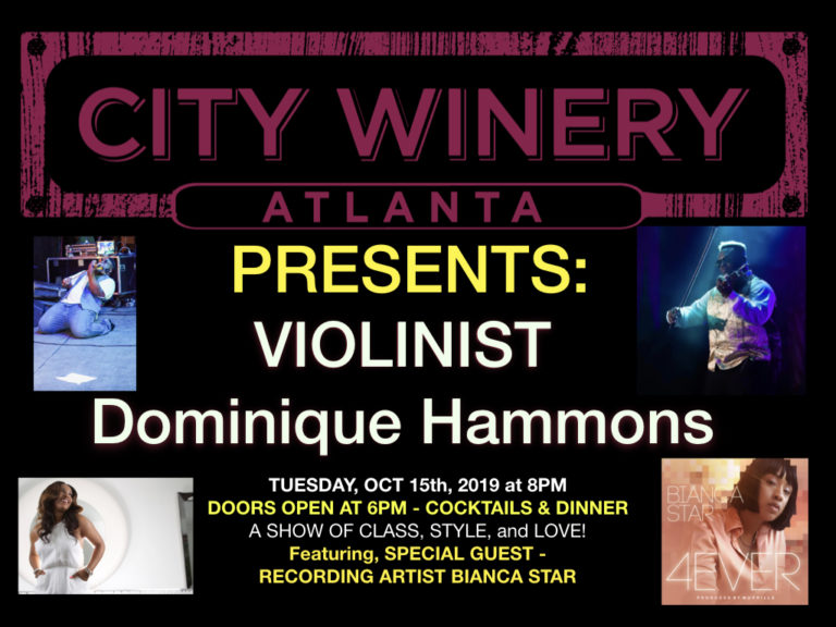 City Winery, Atlanta, Dominique Hammons